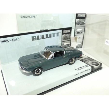 FORD MUSTANG BULLIT 1968 Vert MINICHAMPS 1:43
