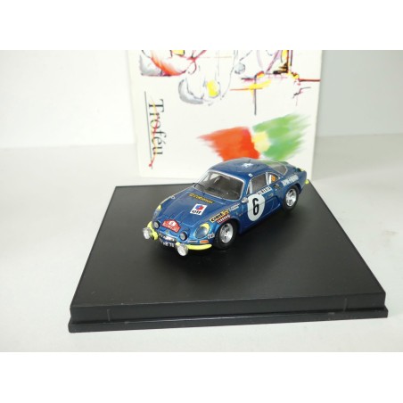 RENAULT ALPINE A110 N°6 RALLYE MONTE CARLO 1972 ANDRUET TROFEU 807Y 1:43