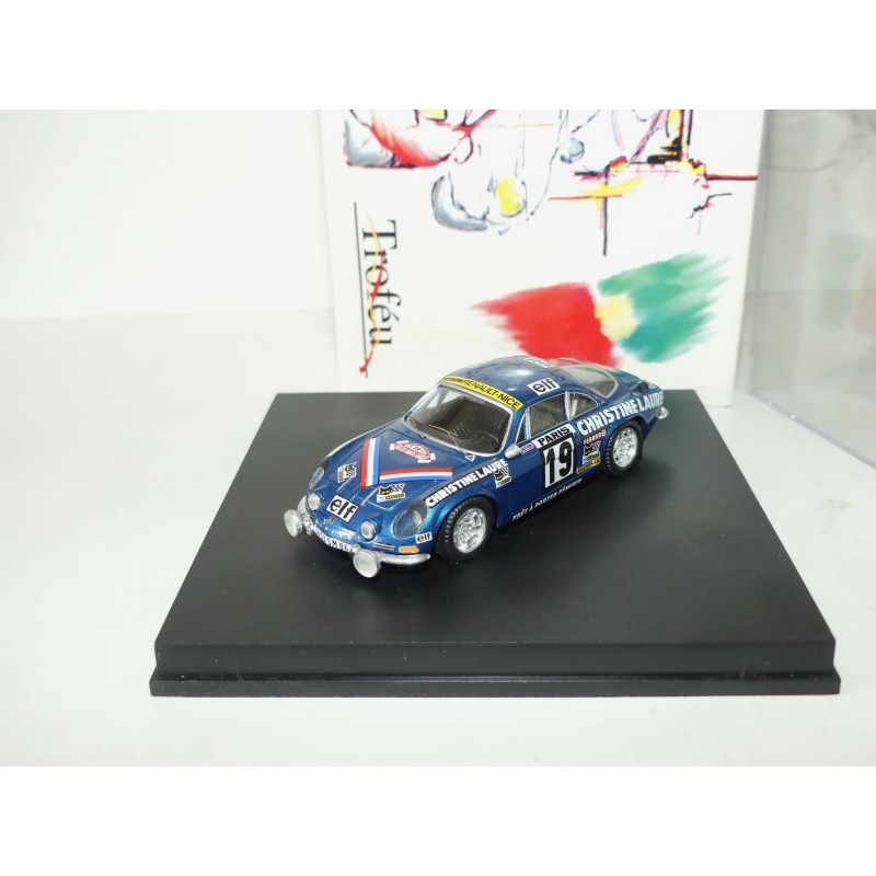 RENAULT ALPINE A110 N°19 RALLYE MONTE CARLO 1976 MOUTON TROFEU 816 1:43