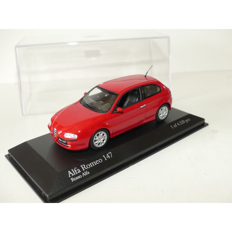 ALFA ROMEO 147 2001 Rouge MINICHAMPS 1:43