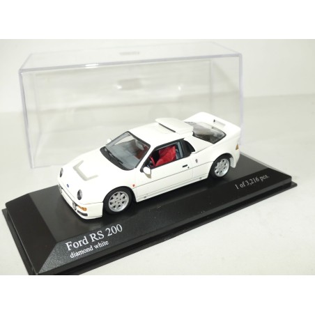FORD RS 200 Blanc MINICHAMPS 1:43