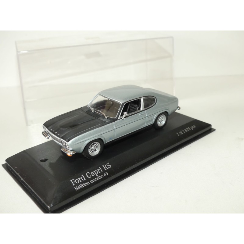 FORD CAPRI RS 2600 1972-73 Gris Bleu MINICHAMPS 1:43