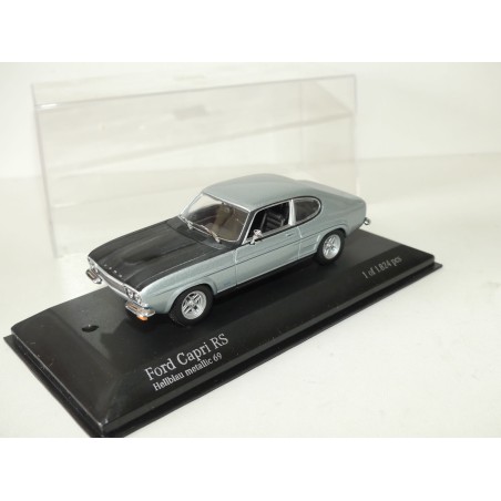 FORD CAPRI RS 2600 1972-73 Gris Bleu MINICHAMPS 1:43