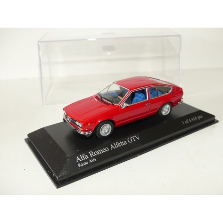 ALFA ROMEO ALFETTA GTV 1976 Rouge MINICHAMPS 1:43