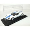 FORD GT 40 2004 Blanc et bande Bleu MINICHAMPS 1:43