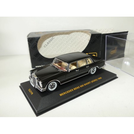 MERCEDES 600 SHORT KURZ 1966 Noir IXO CLC119 1:43