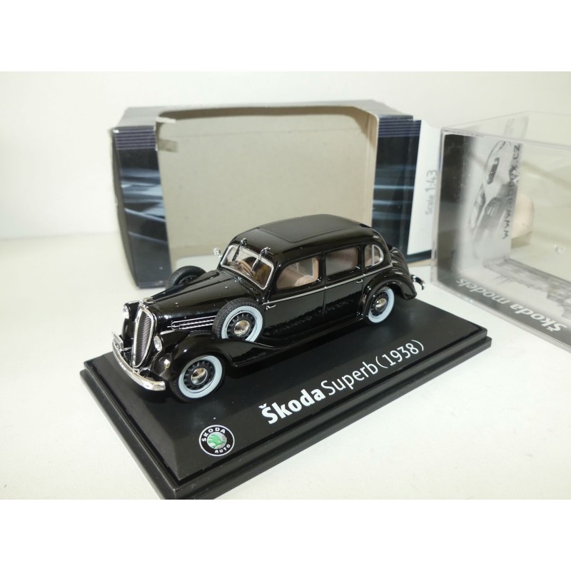 SKODA SUPERB 1938 Noir ABREX 1:43