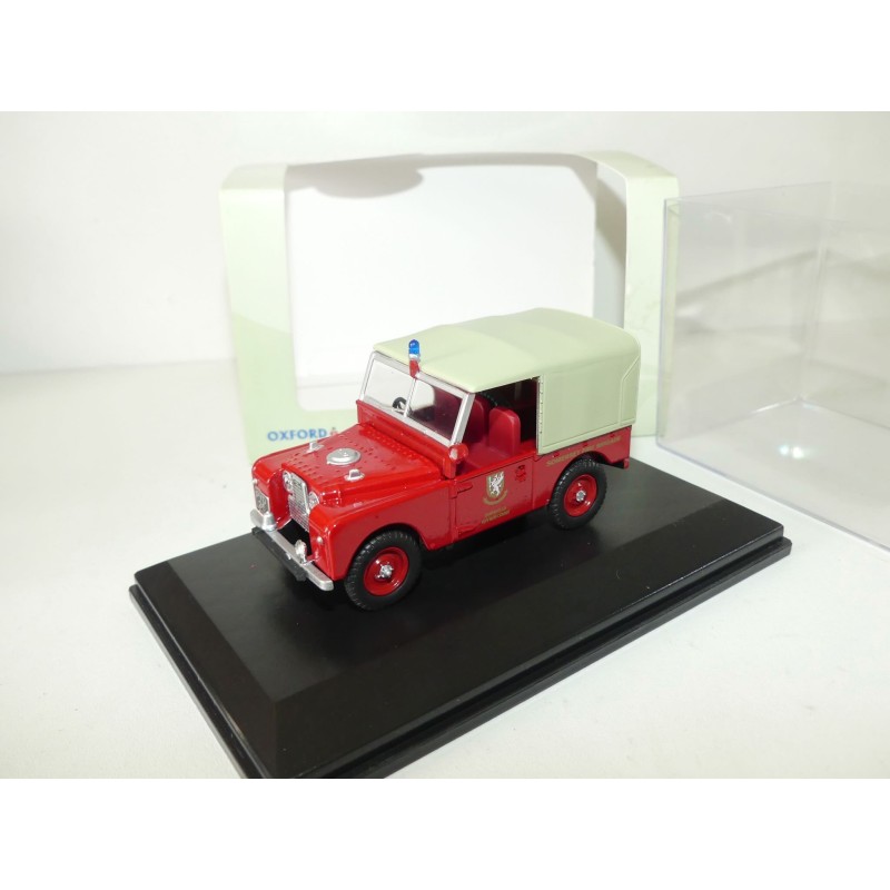 LAND ROVER 88 POMPIERS WIVELLSCOMBE OXFORD DIECAST 1:43
