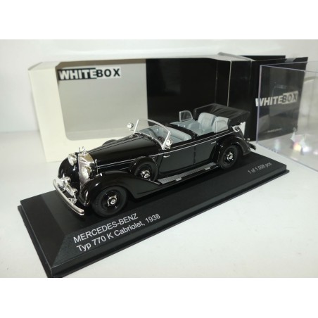 MERCEDES TYP 770 K CABRIOLET 1938 Noir WHITEBOX 1:43