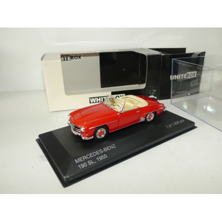 MERCEDES 190 SL 1955 Rouge WHITEBOX 1:43 