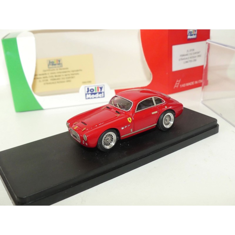FERRARI 212 EXPORT STRADALE ROUGE 1952 JOLLY MODEL JL0728 1:43