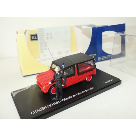 CITROEN MEHARI VEHICULE DE LIAISONS POMPIER ELIGOR 1:43