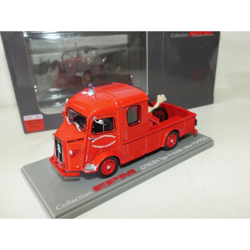 CITROEN TYPE H DOUBLE CABINE POMPIERS ELIGOR EPM 1:43