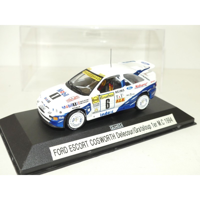 FORD ESCORT RS COSWORTH RALLYE MONTE CARLO 1994 DELECOUR RALLY CAR 1:43