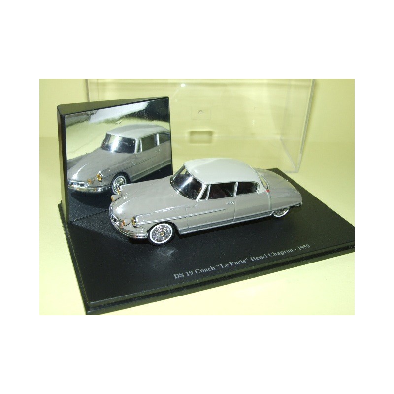 CITROEN DS 19 COACH LE PARIS HENRI CHAPRON 1959 UNIVERSAL HOBBIES 1:43 boite vitrine