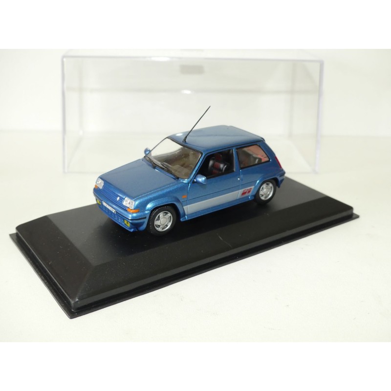 RENAULT 5 GT TURBO 1988 Bleu UNIVERSAL HOBBIES 1:43