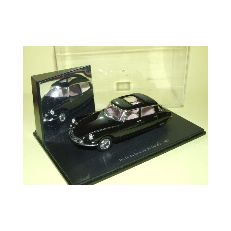 CITROEN DS 19 DU GENERAL DE GAULLE 1963 UNIVERSAL HOBBIES  1:43 boite vitrine