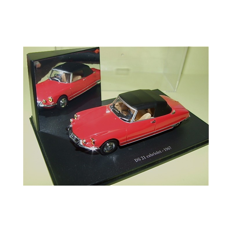 CITROEN DS 21 CABRIOLET Rouge 1967 UNIVERSAL HOBBIES  1:43 boite vitrine