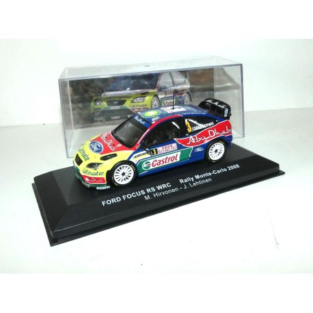 FORD FOCUS RS WRC RALLYE MONTE CARLO 2008 HIRVONEN ALTAYA 1:43 Arrivée 2ème