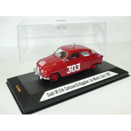 SAAB 96 N°303 RALLYE MONTE CARLO 1962 E. CARLSSON TROFEU 1502 1:43