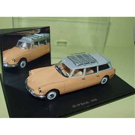 CITROEN ID 19 BREAK Orange 1960 UNIVERSAL HOBBIES 1:43 boite vitrine