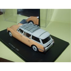 CITROEN ID 19 BREAK Orange 1960 UNIVERSAL HOBBIES 1:43 boite vitrine