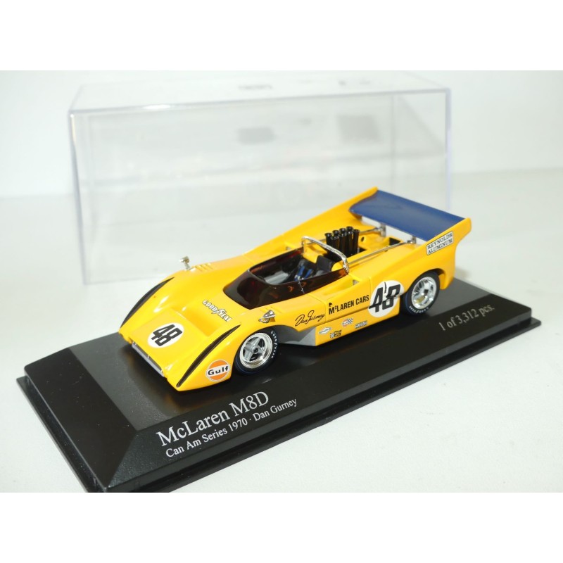 McLAREN M8D N°48 CAN AM SERIE 1970 D. GURNEY MINICHAMPS 1:43
