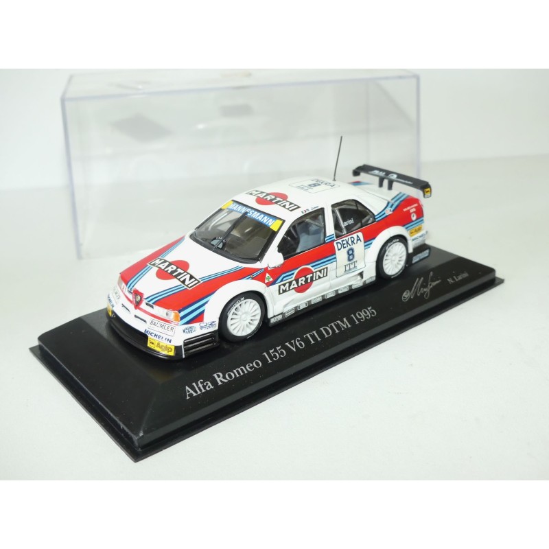 ALFA ROMEO 155 V6 Ti PRESENTATION DTM 1995 LARINI MINICHAMPS 1:43
