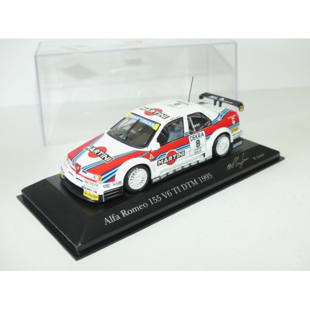 ALFA ROMEO 155 V6 Ti PRESENTATION DTM 1995 LARINI MINICHAMPS 1:43