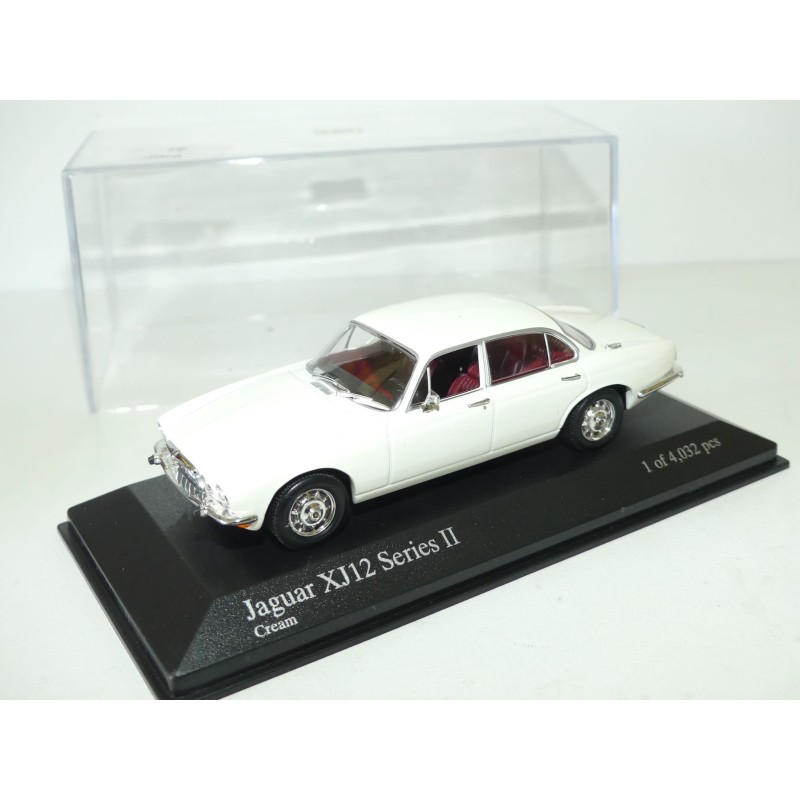 JAGUAR XJ12 SERIE II 1975 Blanc CrÃ¨me MINICHAMPS 1:43