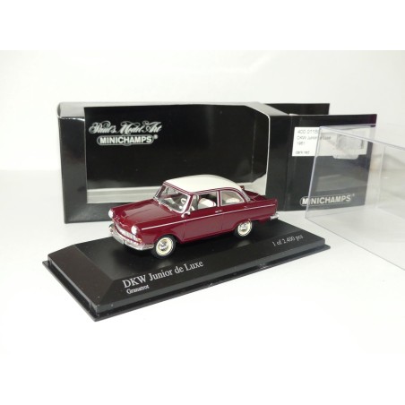 DKW JUNIOR DE LUXE 1961 Bordeaux MINICHAMPS 1:43