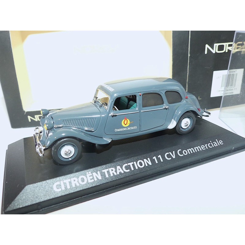 CITROEN TRACTION 11 CV COMMERCIALE Charbons jacques NOREV 1:43