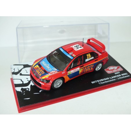 MITSUBISHI LANCER WRC RALLYE MONTE CARLO 2007 GARDEMEISTER ALTAYA 1:43 7Ã¨me 