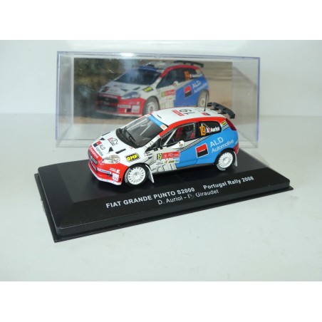 FIAT GRANDE PUNTO S2000 RALLYE DU PORTUGAL 2008 D. AURIOL ALTAYA 1:43 Abd