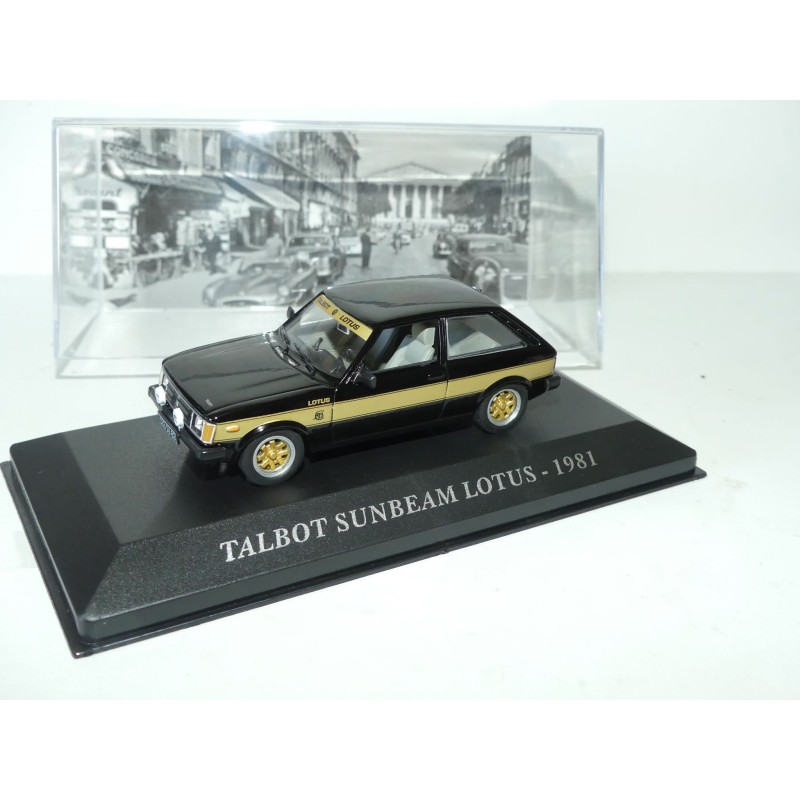 TALBOT SUNBEAM LOTUS 1981 Noir et Gold ALTAYA 1:43