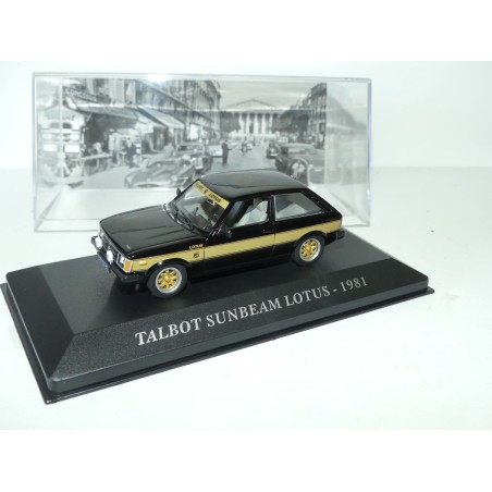 TALBOT SUNBEAM LOTUS 1981 Noir et Gold ALTAYA 1:43