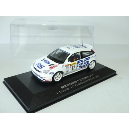 FORD FOCUS WRC MONTE CARLO 2001 F. DELECOUR VITESSE SKM195 1:43
