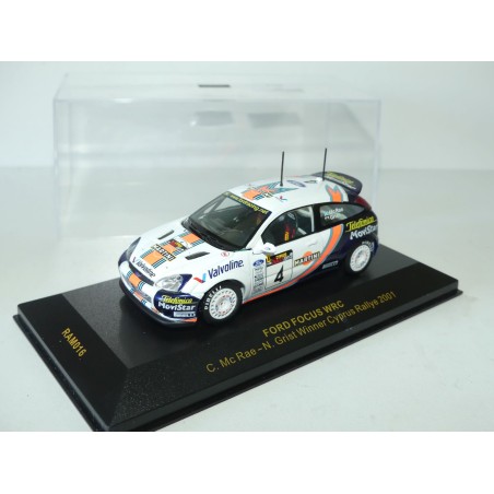 FORD FOCUS WRC RALLYE DE CHYPRES 2001 Mc RAE IXO RAM016 1:43