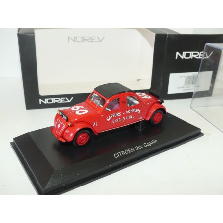 CITROEN 2CV COGOLIN POMPIERS NOREV 1:43