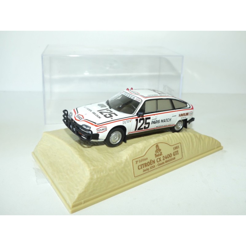 CITROEN CX 2400 GTI NÂ°125 PARIS DAKAR 1981  J. ICKX NOREV 1:43