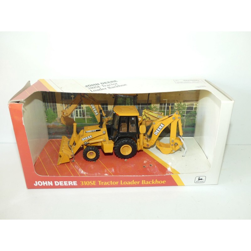 TRACTEUR JOHN DEERE 310 SE LOADER BACKHOE ERTL 1:50