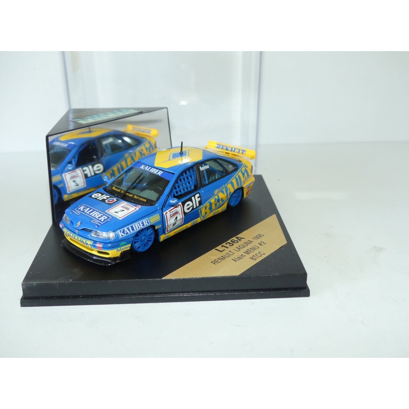 RENAULT LAGUNA NÂ°2 BTCC 1995 A. MENU VITESSE L136A 1:43
