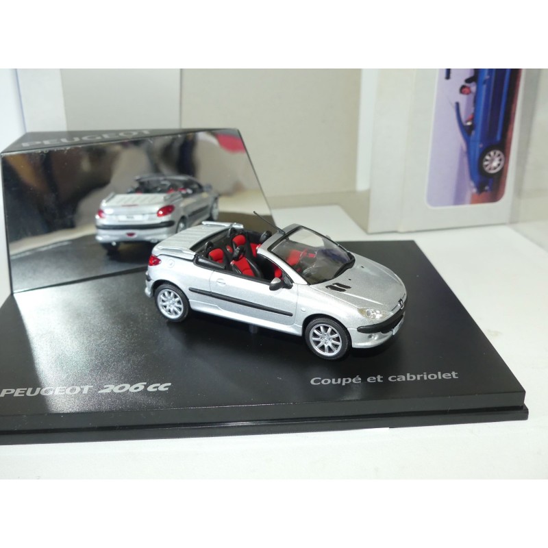 PEUGEOT 206 CC Gris NOREV 1:43