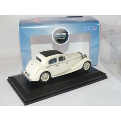 JAGUAR SS 2,5 LITRES SALOON Blanc OXFORD DIECAST 1:43