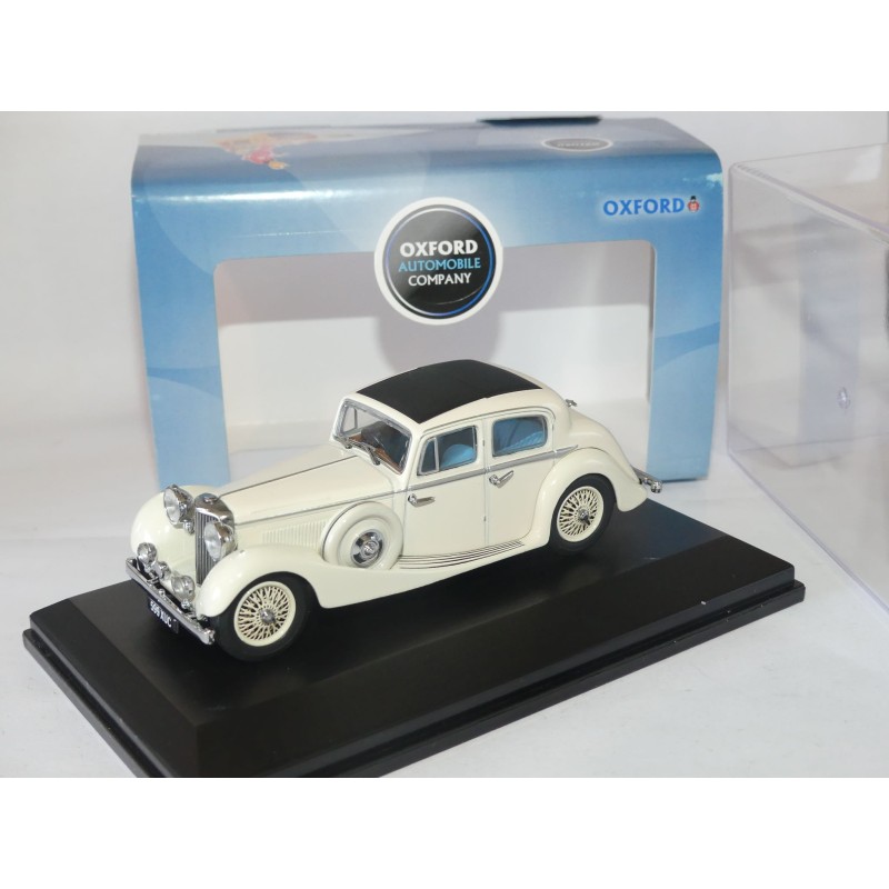JAGUAR SS 2,5 LITRES SALOON Blanc OXFORD DIECAST 1:43