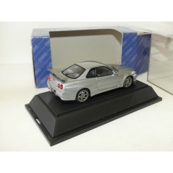 NISSAN SKYLINE GT-R R34 V-SPEC Gris EBBRO 58 1:43