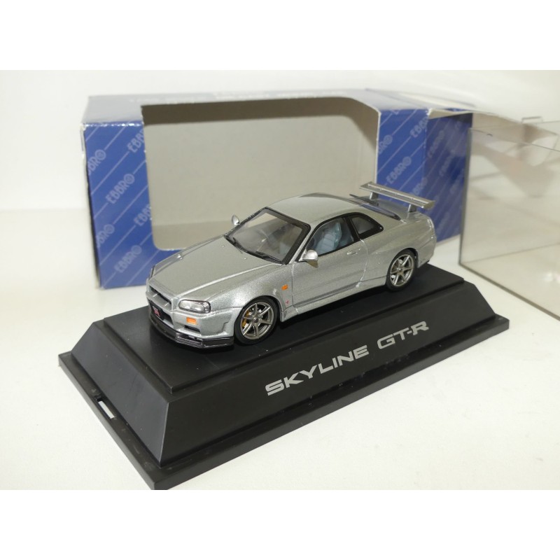 NISSAN SKYLINE GT-R R34 V-SPEC Gris EBBRO 58 1:43