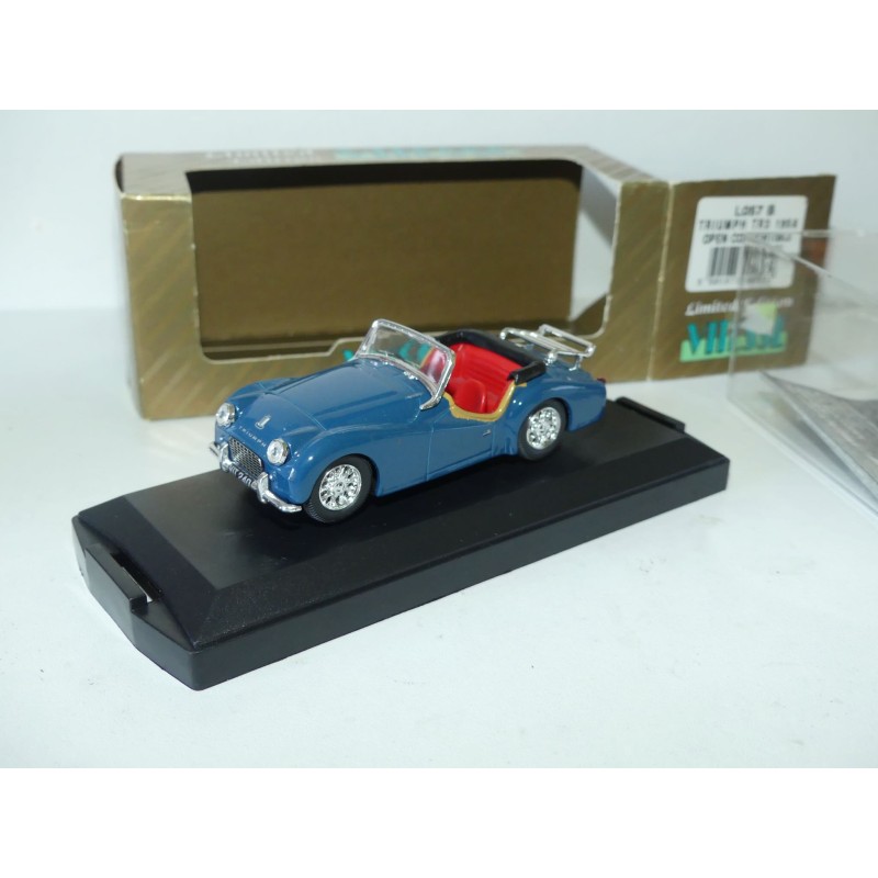 TRIUMPH TR3 1956 Bleu VITESSE L057B 1:43