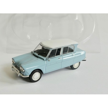 CITROEN AMI 6 Bleu et Toit Blanc NOREV 1:43 sous coque