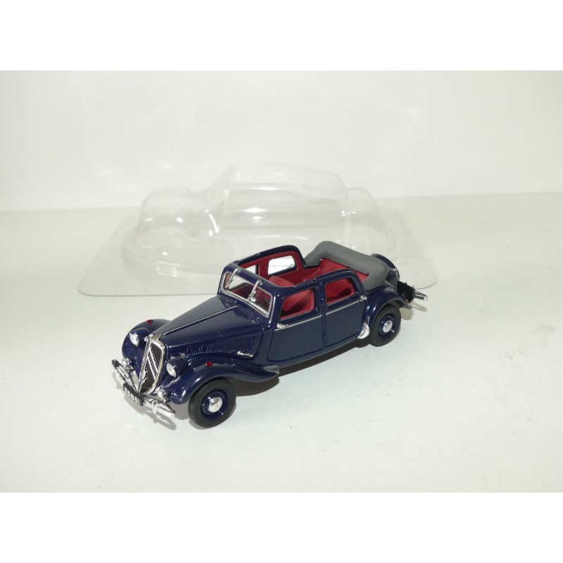 CITROEN TRACTION 15 6 DECOUVRABLE 1950 Bleu NOREV 1:43 sous coque